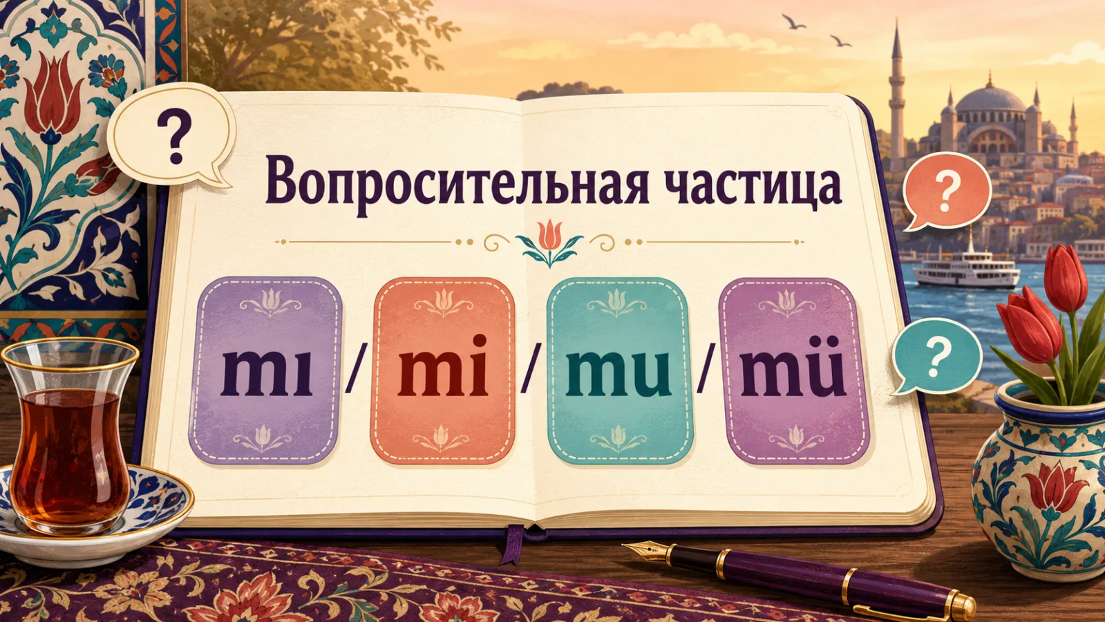 Вопросительная частица mı / mi / mu / mü
