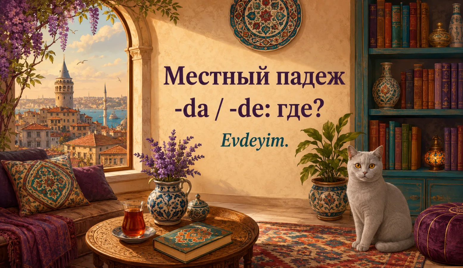 Местный падеж -da / -de