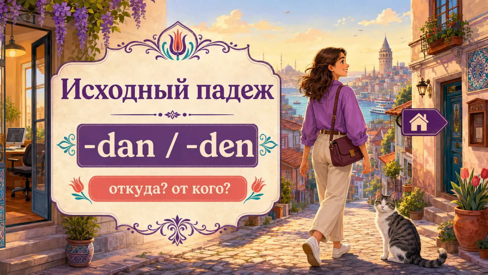 Исходный падеж -dan / -den