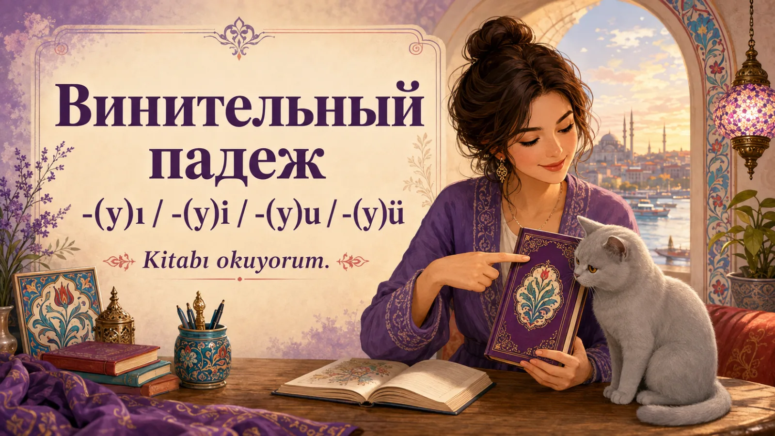 Винительный падеж -(y)ı / -(y)i / -(y)u / -(y)ü