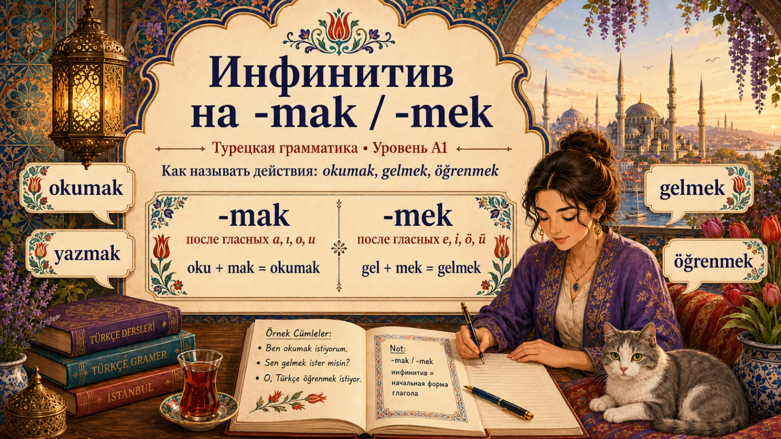 Инфинитив на -mak / -mek