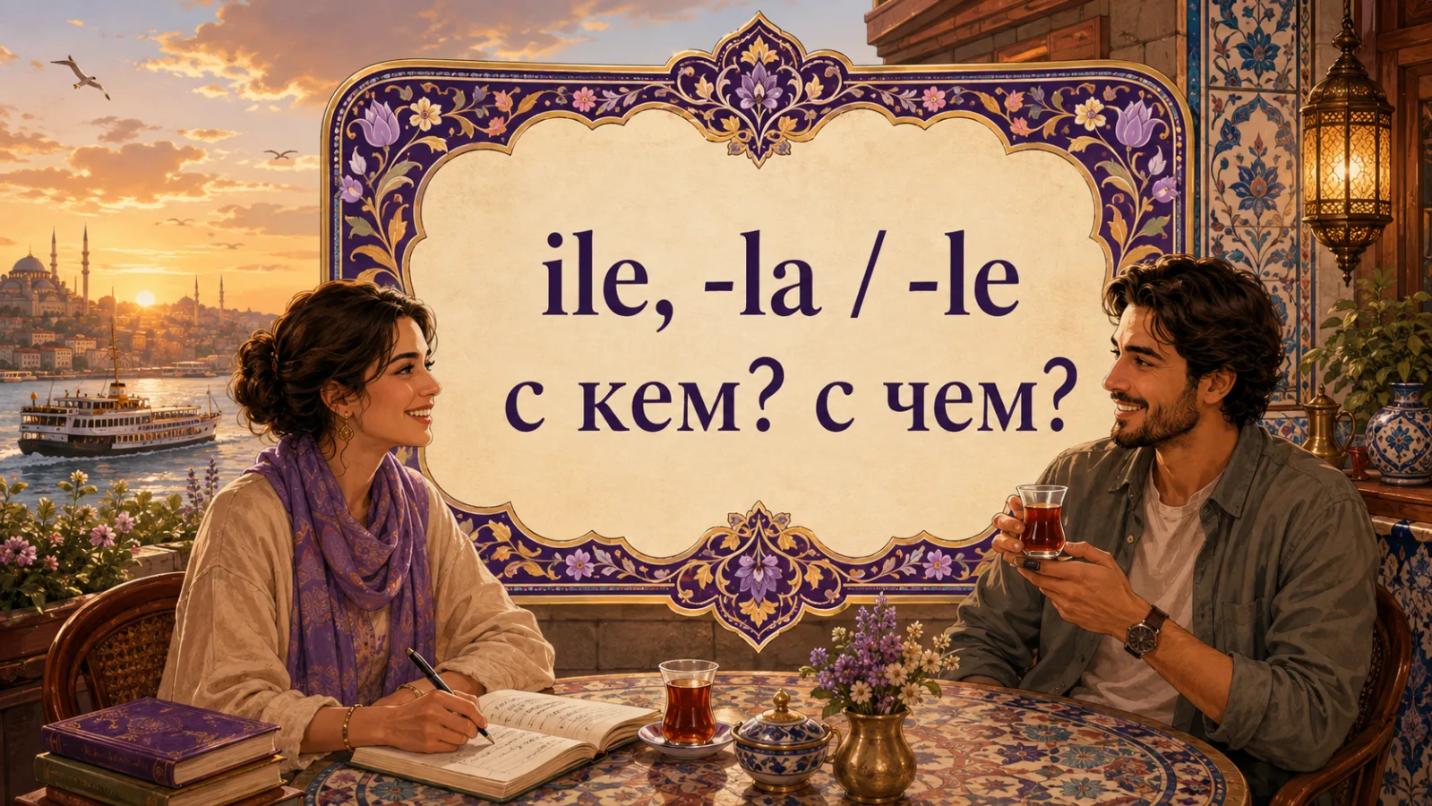 ile, -la / -le: с кем? с чем?